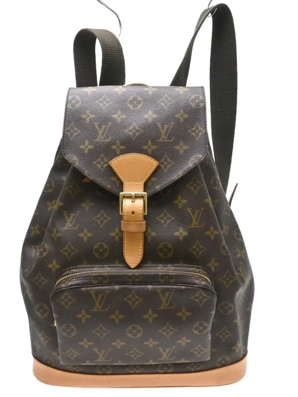Best08 LOUIS VUITTON MONTSOURIS GM BACKPACK MONOGRAM M51135 MI0916 NQ10990